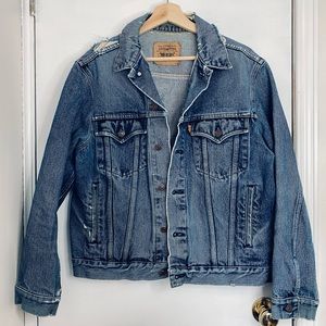 🌟 Vintage🌟Distressed Levis Denim Jean Jacket